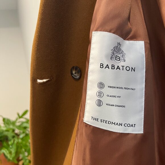 New Aritzia Stedman Coat, Rich Camel - Picture 4 of 5